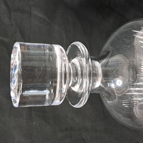 Clear Crystal Glass Decanter - Picture 2 of 6